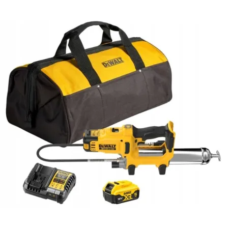 Akumulatorowa smarownica DeWALT DCGG581P1-QW 18V XR 1x5Ah 690bar torba